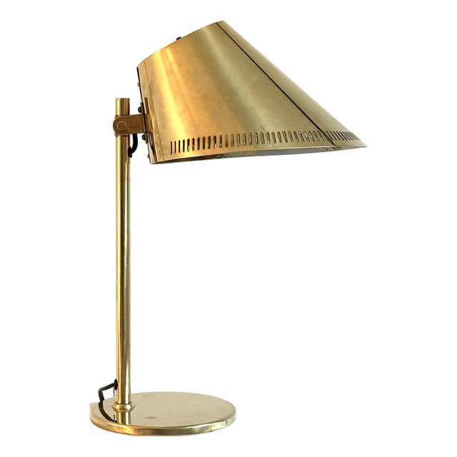Brass Table Lamp by Paavo Tynell for Idman, 1950s For Sale