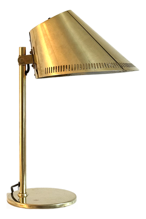 Brass Table Lamp by Paavo Tynell for Idman, 1950s