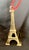 Late 20th Century Vintage Solid Brass Eiffel Tower Christmas Ornament For Sale - Image 5 of 8