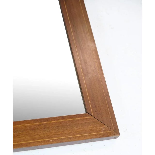 Wood Marquetry Mahogany Mirror, 1910s For Sale - Image 7 of 11
