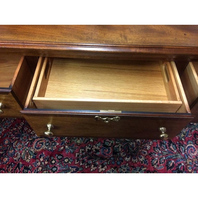 Queen Anne Vintage Buffet, Sideboard, Councill Craftsmen Furniture For Sale - Image 3 of 15