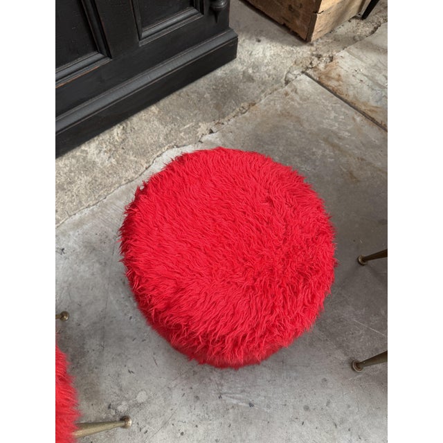 Moumoute Chairs and Ottoman from PELFRAN, France, Set of 3 For Sale - Image 9 of 13