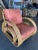 Restored "Double Tear Drop Arm" Rattan Lounge Chair & Sofa by Tochiku, 2 Pieces For Sale - Image 9 of 13
