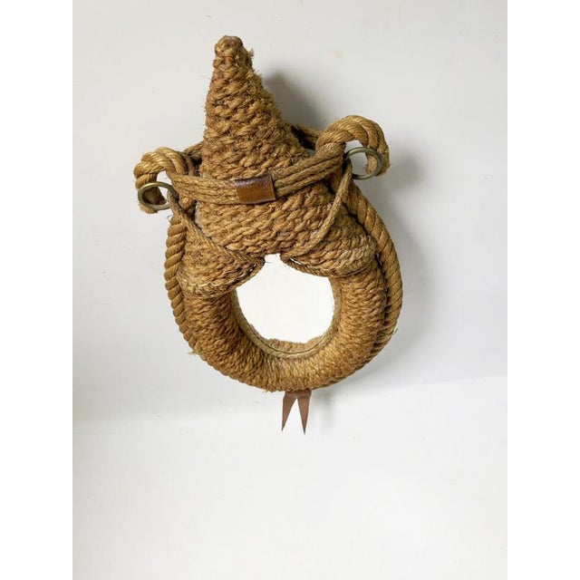 Small Rope Mirror, France, 1960s For Sale - Image 4 of 12