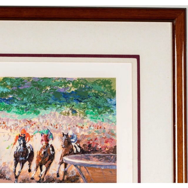 Brown Mark King "Into the Stretch" Serigraph Edition 195/295 - Signed in Pencil. For Sale - Image 8 of 11