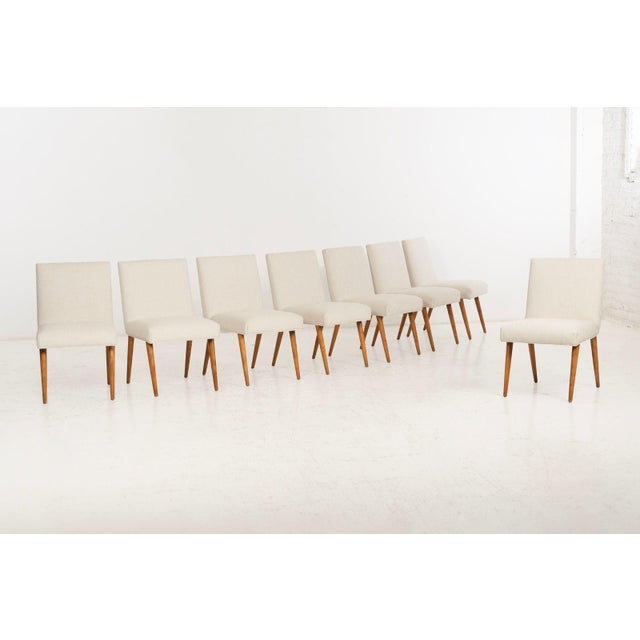 T.H. Robsjohn-Gibbings for Widdicomb Dining Chairs – Set of Eight, 1955 A timeless set of eight dining chairs designed by...