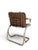 1970s Gastone Rinaldi Tubular Chrome Leather Dining Chairs, 4 Pieces, Attributed For Sale - Image 10 of 12