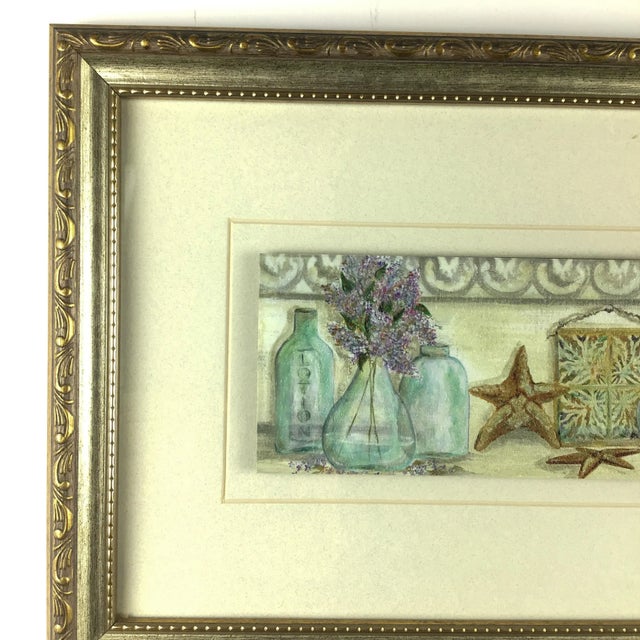 Set of Prints Framed and Matted Under Glass Beach Themed For Sale - Image 4 of 12