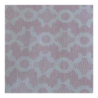 Sister Parish Pink Clara B Designer Linen Cotton Fabric- 2 Yards For Sale