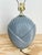 Add a touch of elegance to your living space with this beautiful vintage 1980s Art Deco table accent lamp. The lamp...
