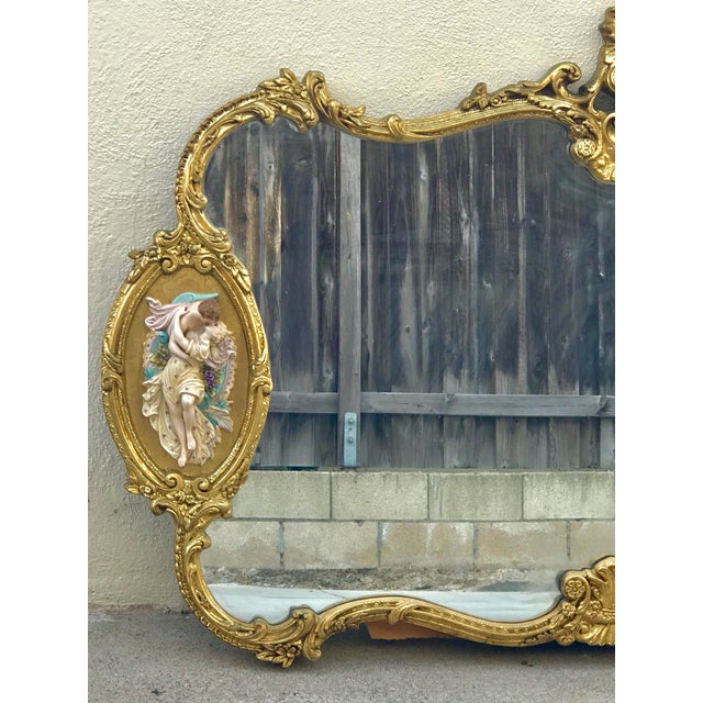 Antique Italian Rococo Gold Gilded Mirror Chairish