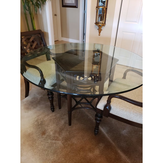 Dining Table, Tommy Bahama (By Lexington), Royal Kahala Sugar and Lace For Sale - Image 15 of 16