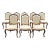 Mid 20th Century Vintage Set of 8 Carved Custom Louis XV Style Dining Chairs For Sale - Image 5 of 11