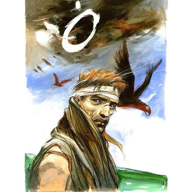 Enki Bilal - Gaze - Original Lithograph 2012 For Sale - Image 4 of 6