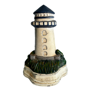 1940s Cast Iron Lighthouse Door Stop