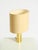 Vintage Brass Table Lamp with Wild Silk Shade from Vereinigte Werkstätten Collection, 1970s For Sale - Image 4 of 18