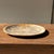 Brutalist Light Beige Petrified Wood Circular Tray, 1980s For Sale - Image 3 of 11