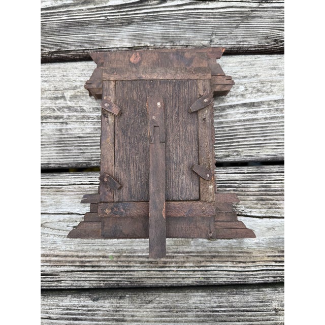 Carved Tibetan Nepal Ankhi Jhyal Wood Frame For Sale - Image 4 of 9