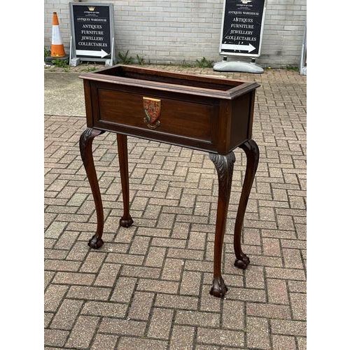 Country House Mahogany Jardiniere For Sale - Image 4 of 8
