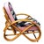 1950s Restored MCM Three-Strand Full Round Pretzel Lounge Chair W/ Arched "U" Base For Sale - Image 5 of 6