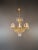 Art Deco Antique Italian Chandelier in Belle Époque Style Art Nouveau Brass For Sale - Image 3 of 10
