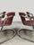 Vintage Dutch Tubular Chrome Leather Dining Chairs from Metaform, 1970s, Set of 4 For Sale - Image 6 of 6