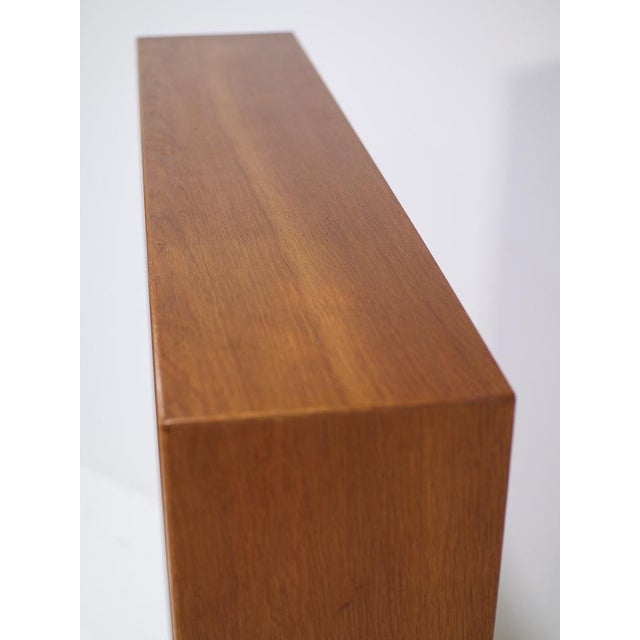 Vintage Danish China Bookcase in Oak by Børge Mogensen for FDB Møbler, 1960s For Sale - Image 9 of 12
