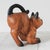 Wood Vintage Hand-Carved Wooden Cat Statue or Figurine For Sale - Image 7 of 11