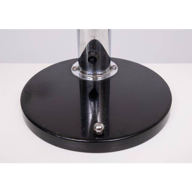 Metal Modernist Bauhaus Desk Lamp by Kurt Versen for Daalderop KDM Royal Holland, 1930s For Sale - Image 7 of 9