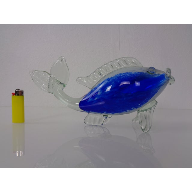 Murano fish made of glass by Fratelli Toso from the 1960s. I have official proof of authenticity such as vintage catalogs,...