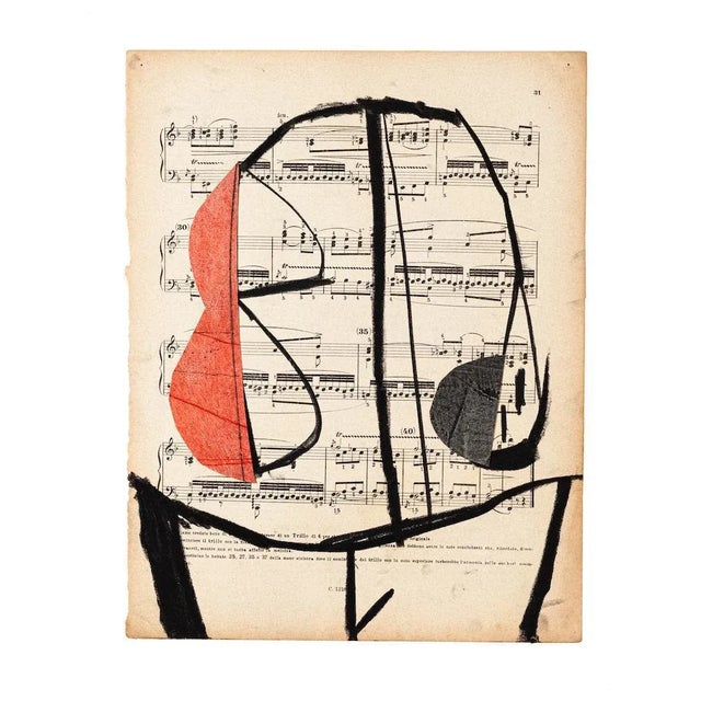 Tommaso Cascella, Musical Notes, 2009, Mixed Media For Sale - Image 3 of 3