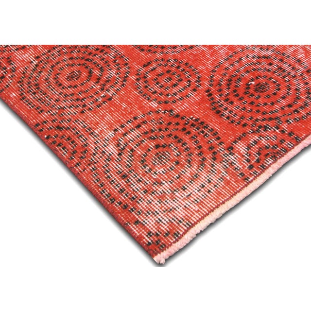 Mid-Century Modern 1960s Turkish Mid-Century-Modern Rug For Sale - Image 3 of 5