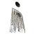 Cantoni Niagara 4 Light Crystal and Chrome Chandelier Unmarked For Sale