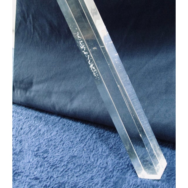 1970s Vintage Over-Sized Sheibe Acrylic Lucite Perspex Luggage Rack ...
