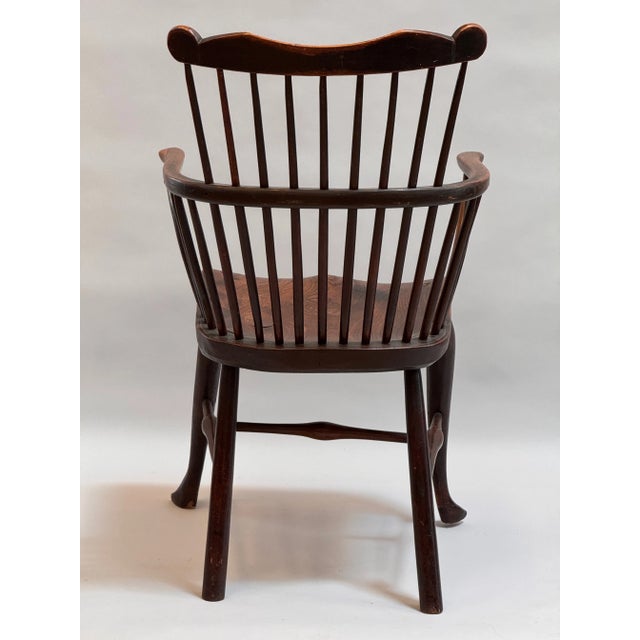 18th Century “Comb Back” English Windsor Armchair For Sale - Image 12 of 12