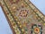 Extra-Long Olive Gold Kazak-Style Wool Runner Rug With Geometric Medallions, 2'7" X 14'8" For Sale - Image 6 of 18