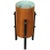 Brown Scandinavian Teak & Metal Tripod Table Lamp, 1960s For Sale - Image 8 of 8