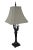 Modern Late 20th Century Modern Neoclassical Brown Resin Two Arm Candelabra Table Lamp For Sale - Image 3 of 11