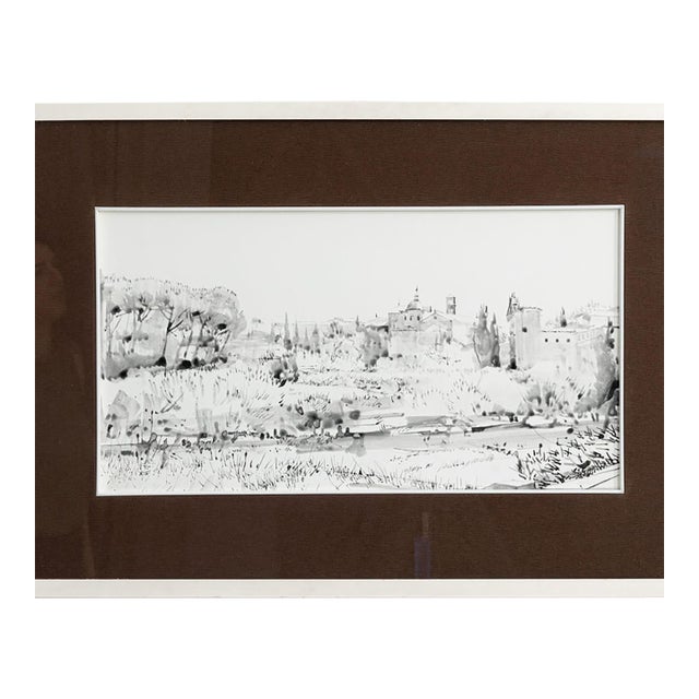 Mid 20th Century France Brown Wood Painting For Sale