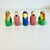 1980s Vintage Coastal Boho Chic Tropical Birds Ceramic Napkin Rings - Set of 5. For Sale - Image 4 of 10