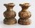 Sculpture Materials Vintage Italian Gilt Pillar Candle Holders Candlesticks - A Pair For Sale - Image 7 of 7