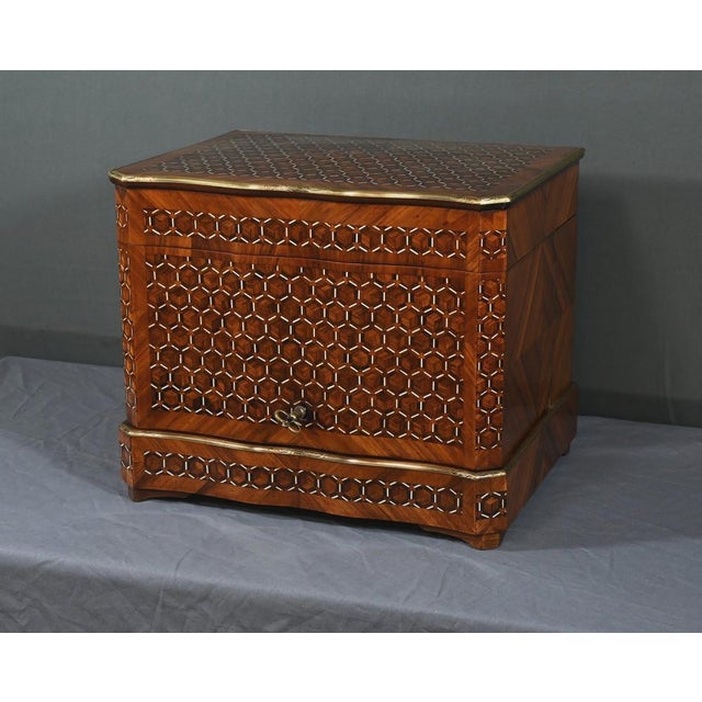 Mid-19th Century Napoleon III Marquetry Liqueur Cellar For Sale - Image 3 of 18