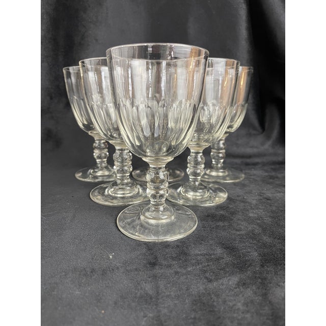 Baccarat Médicis Glasses, Late 19th Century, Set of 6 For Sale - Image 14 of 17