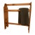 Vintage Knotty Pine Quilt Rack, 3-Rail Blanket Stand For Sale