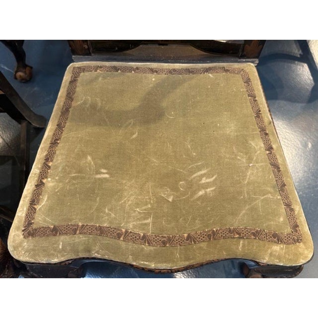 Set of English Queen Anne Chinoiserie Chairs For Sale In Dallas - Image 6 of 6