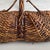 Wood Vintage Large Hand Woven Splint Wood Melon Basket For Sale - Image 7 of 12
