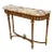 Mid 20th Century Vintage Neoclassical Marble and Brass Console Table For Sale