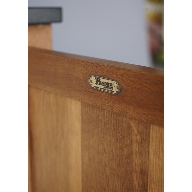 Art Deco Oak Bedside Cabinets by Henk Wouda for Pander & Zn., 1920s, Set of 2 For Sale - Image 18 of 18