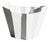 Vintage Sculptural Glossy Porcelain Vase by Heinrich Fuchs, 1960s For Sale