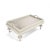 French Country Court Coffee Table in Ivory For Sale - Image 3 of 5